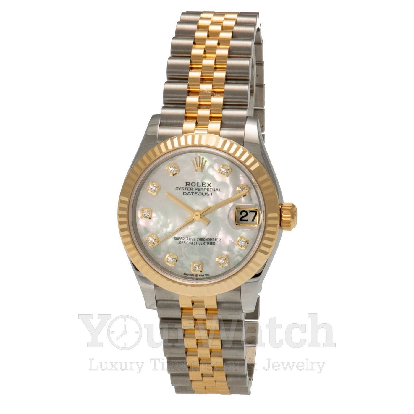 rolex 31mm datejust mother of pearl