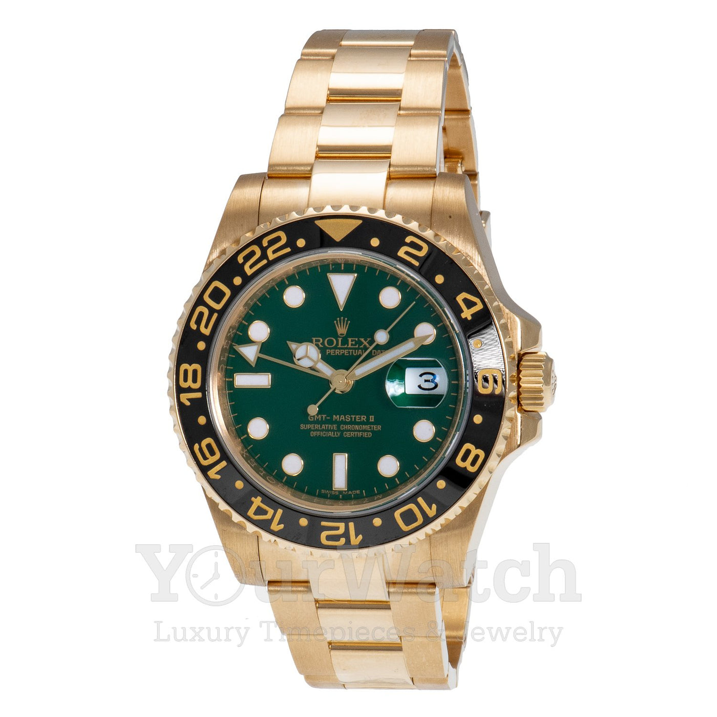 Rolex GMT Master II Yellow Gold 