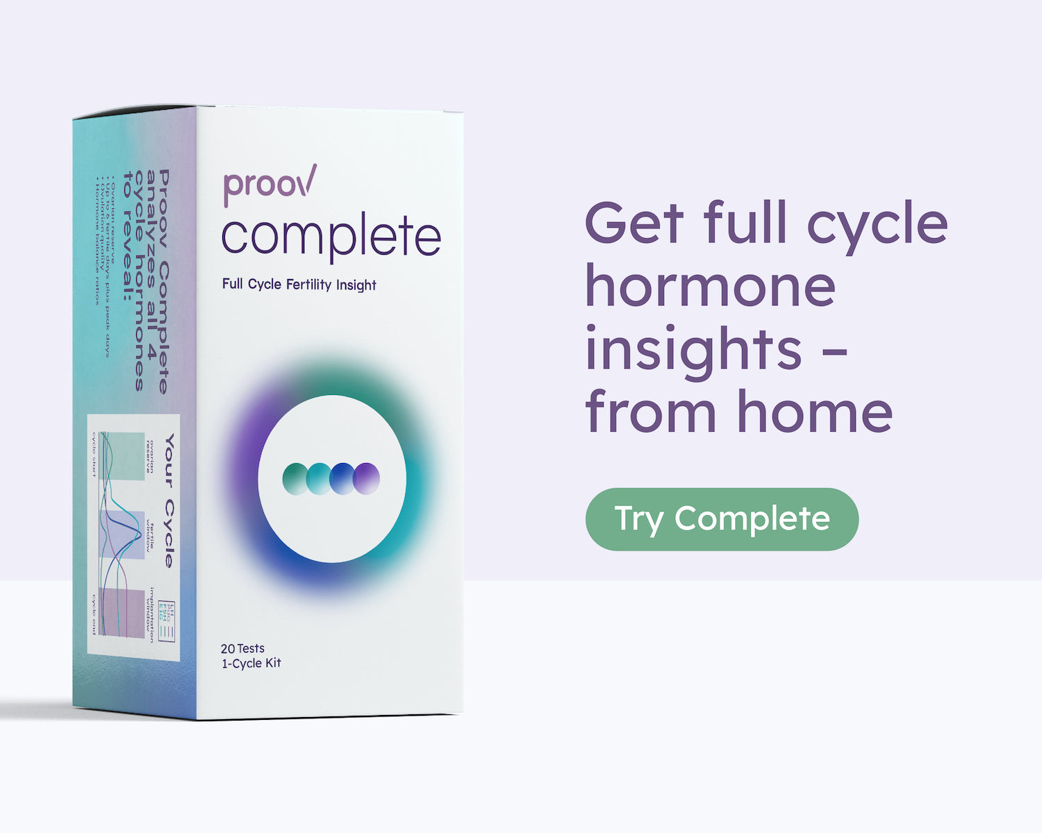 proov complete comprehensive at home fertility test