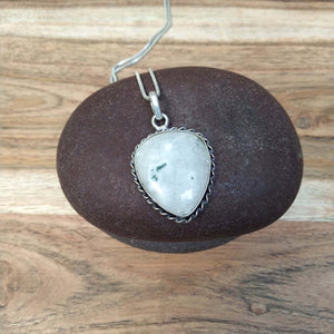 Natural Ice Crystal Druzy 925 Sterling Silver Plated Gemstone Womens Pendant - FabArtisan