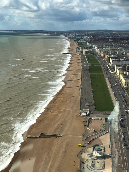 View towards Shoreham from the i360 in Brighton