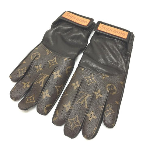 louis vuitton gloves leather