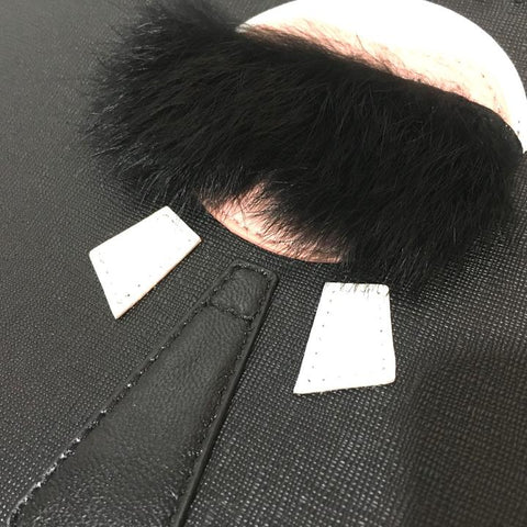 fendi fur clutch