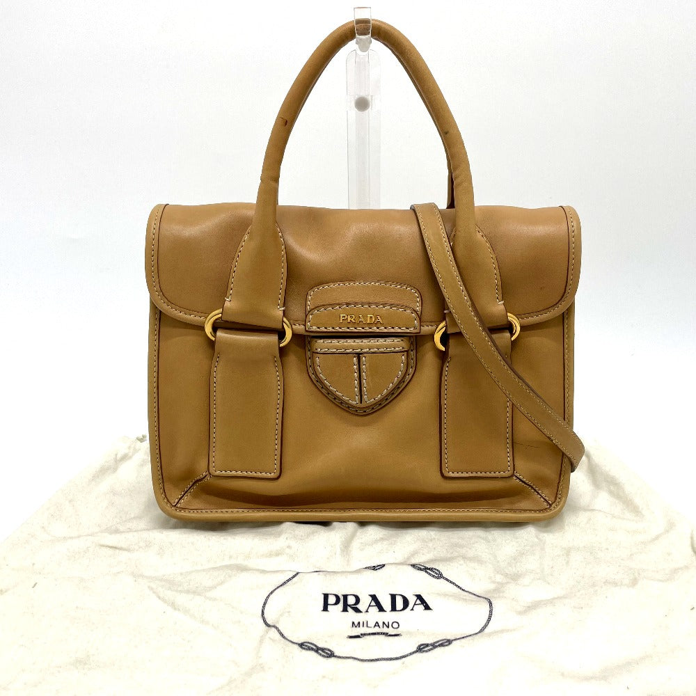 非売品 PRADA プラダ ハンドバッグ ナイロン2way ギャザー オレンジ