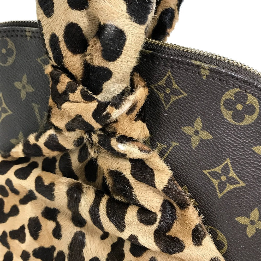 送料込 ルイヴィトン アズディン モノグラム VUITTON ヒョウ柄 ポーチ