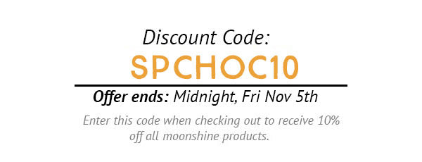 10% off our Moonshines when you enter this code upon checkout