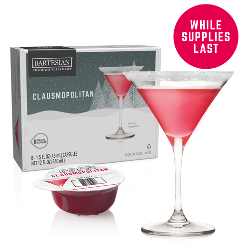Bartesian The Classic Collection Cocktail Mixer Capsules, Variety Pack of 8  Cocktail Capsules, for Bartesian Premium Cocktail Maker (55417)