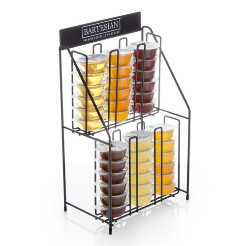 bev by BLACK+DECKER Cocktail Maker Storage Drawer for Bartesian Capsules,  Holds up to 36 Bartesian Pods, Sturdy and Stackable Pod Holder (BECS132)