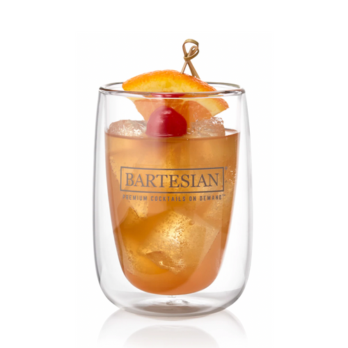 Bartesian Cocktail Glass Sets - Coupe Drinking Glassware for  Cocktails & Mocktails - Bar Glasses for Martini, Margarita, Pina Colada,  Whiskey Sour, Old Fashioned - Set of 2: Old Fashioned Glasses