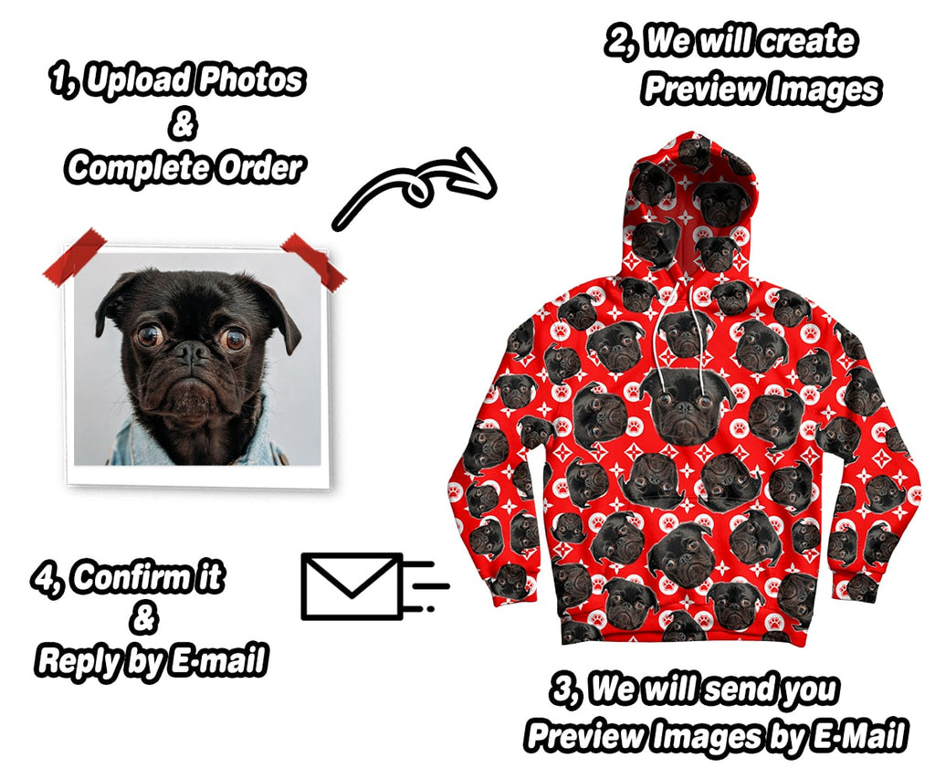 Best Custom Face Photo Hoodies | Upload Your Pictures | ASDF Print