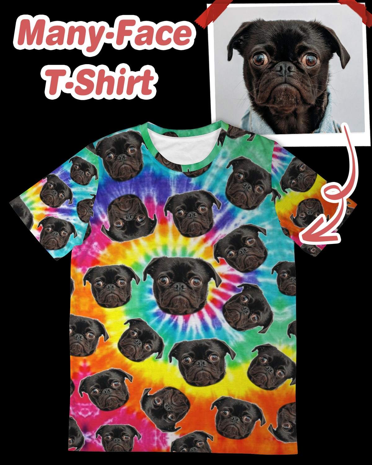 dog face shirt custom