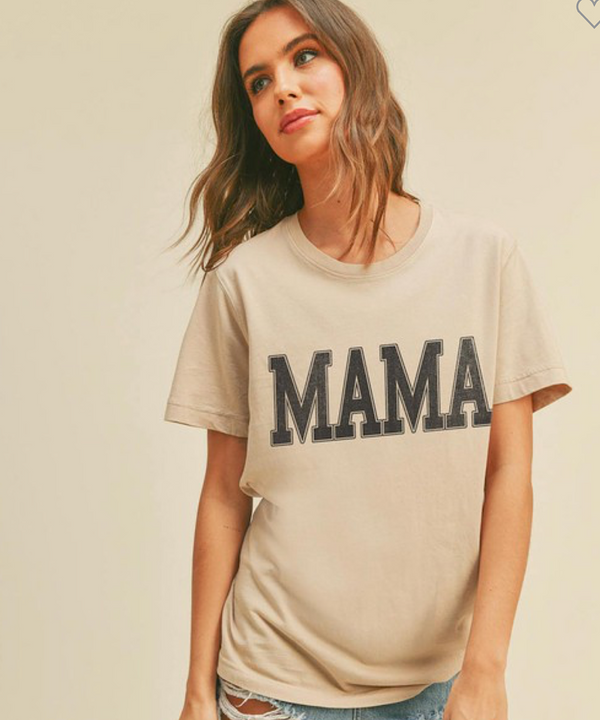 The Mama Rhinestone Oversized Tee (Pink) – Bump City