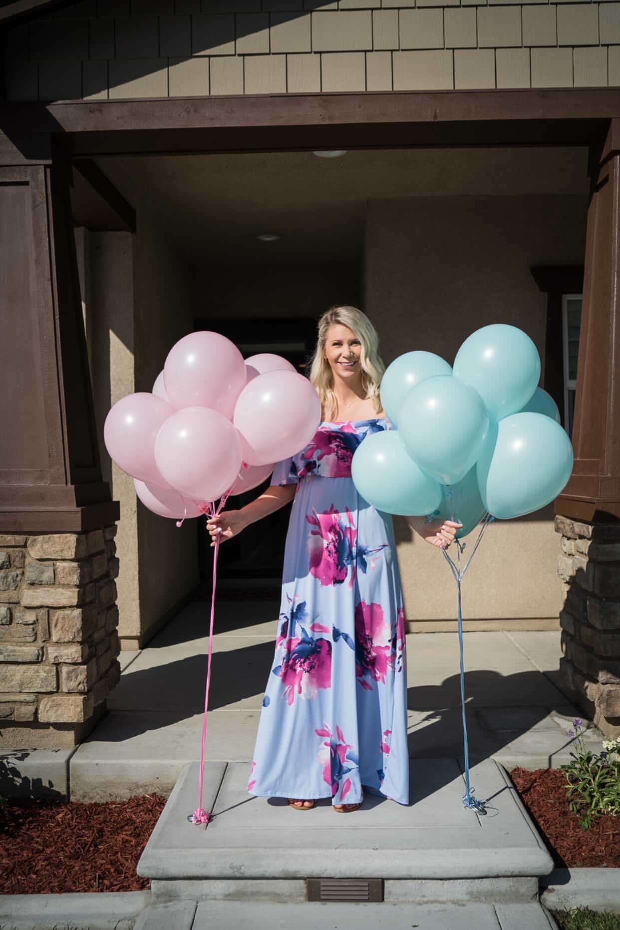 The Gia Gender Reveal Dress Tiffmarie Maternity 7456