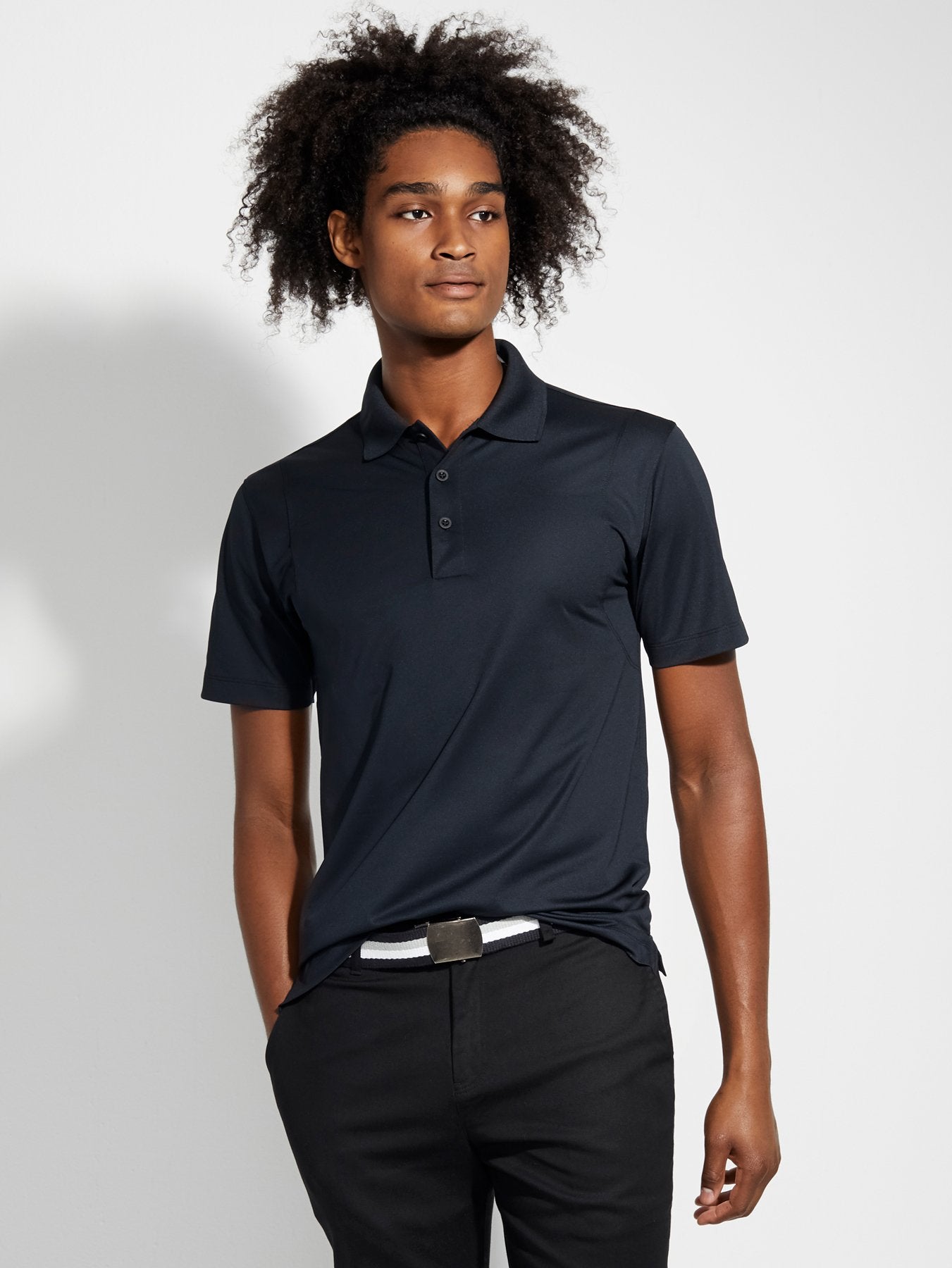 Men's Dri-Fit Performance Polo - Black – ICO Uniforms