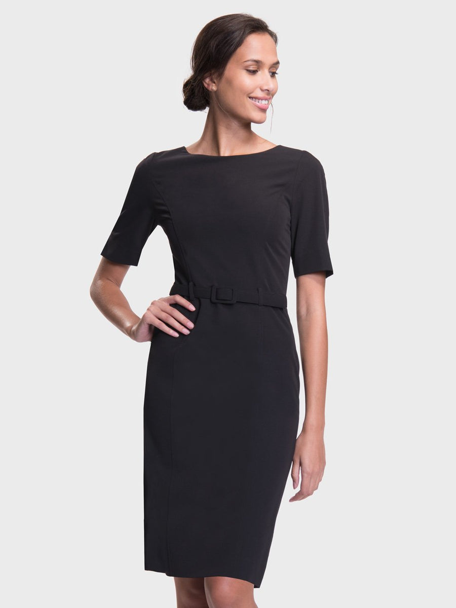 Ladies' Elbow Sleeve Dress | Stylish Corporate Uniforms and Career ...