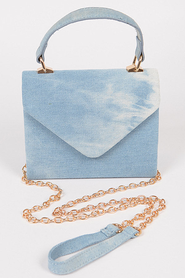 Light Blue Washed Denim Bag