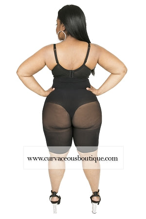 Black Seamless Short High Waist Shaper