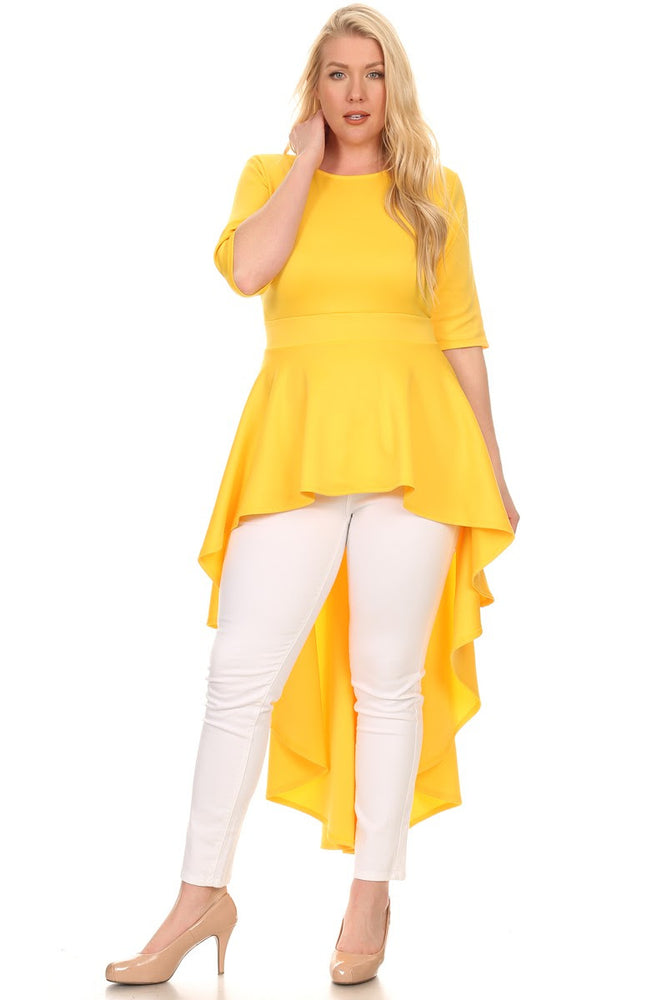 yellow high low top Shop Clothing 