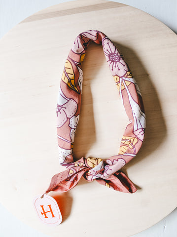 Evangeline floral bandana 