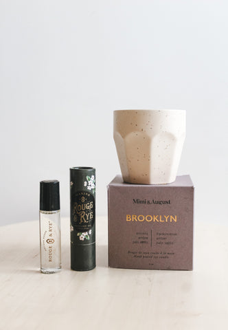 Brooklyn Candle and Maxine Rollerball Perfume 