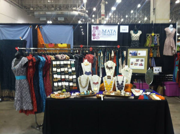 Mata Traders Trade Show Booth- Fair Trade Fashion 