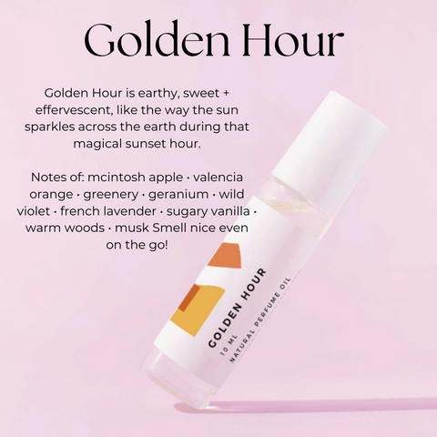 Golden Hour perfume oil rollerball