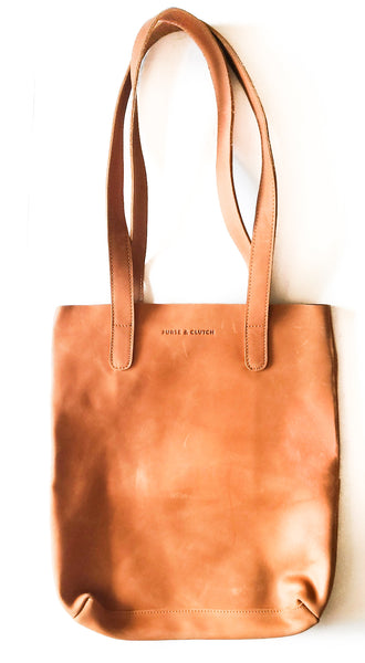 Brown leather bag 