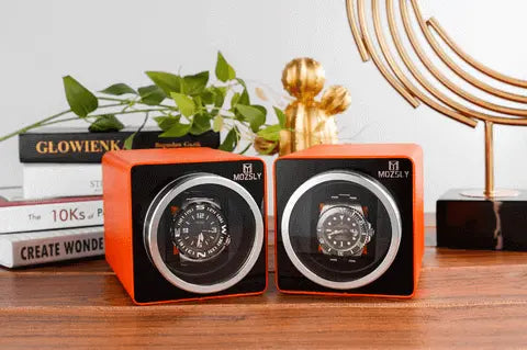 orgnge-leather-single-automatic-watch-winder