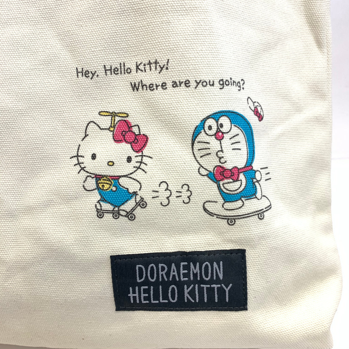 Hello Kitty x Doraemon  Tote Bag Hello Shop Monrovia