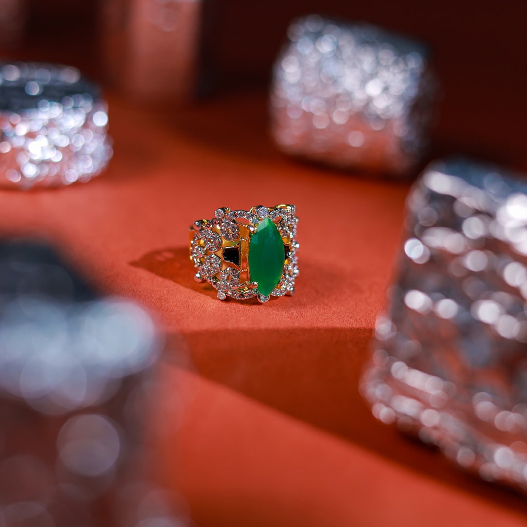 Emerald Stone Ring