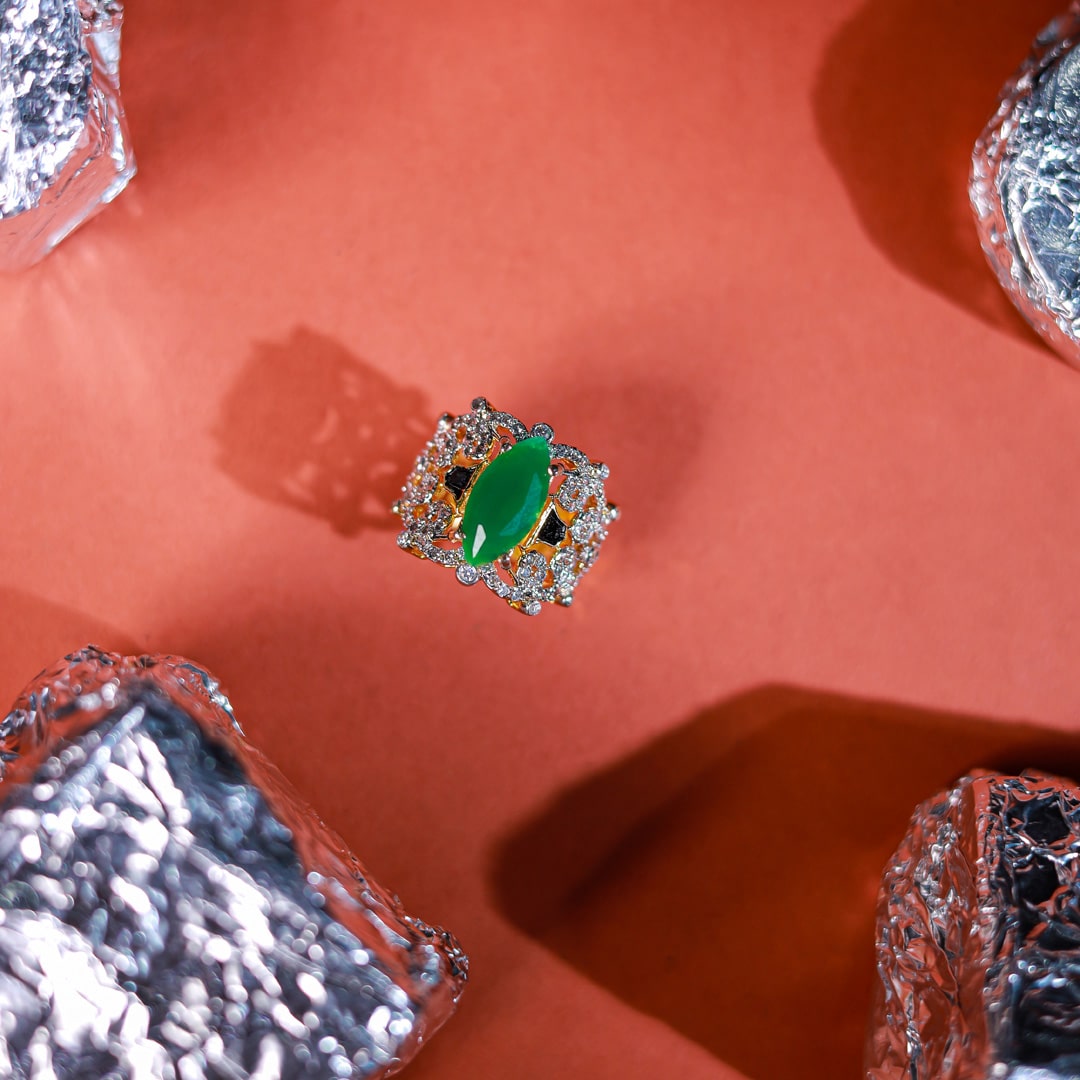 Emerald Stone Ring