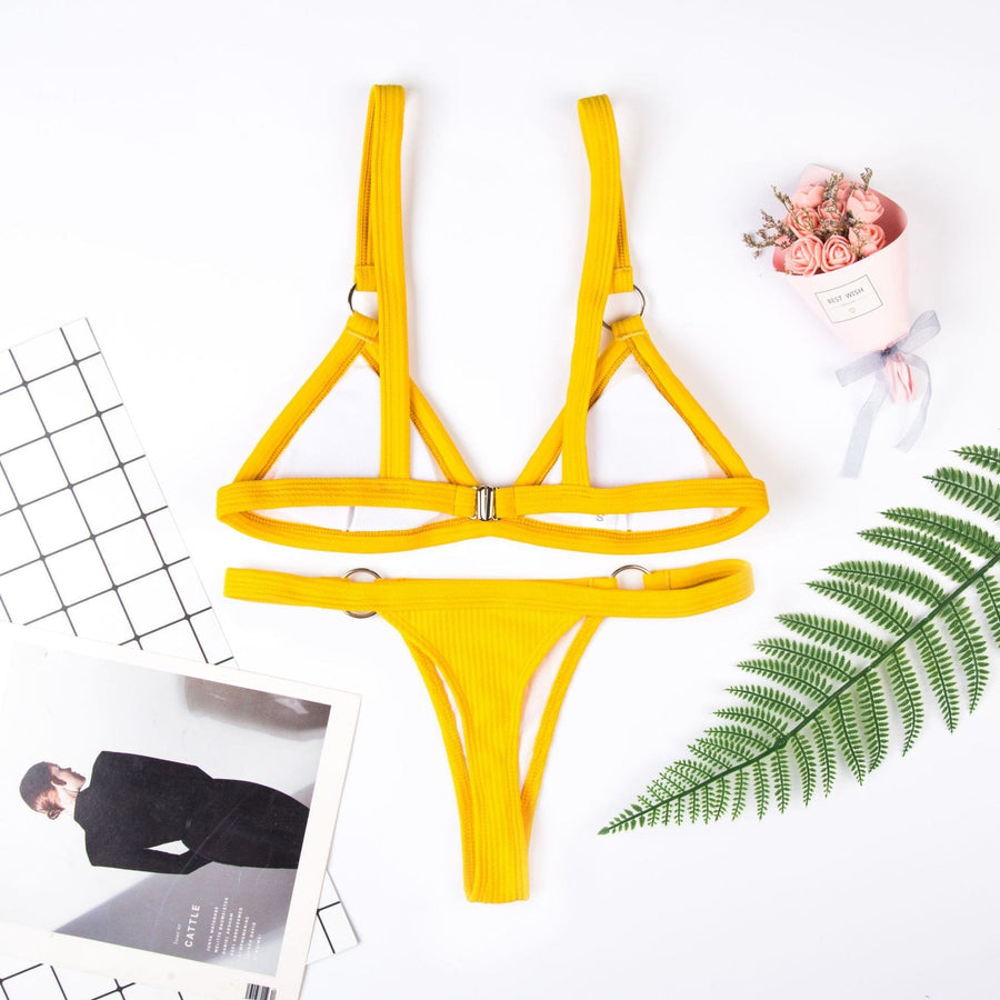 Cheeky Circle Clasp Cody Bikini Set | Ozei Swim
