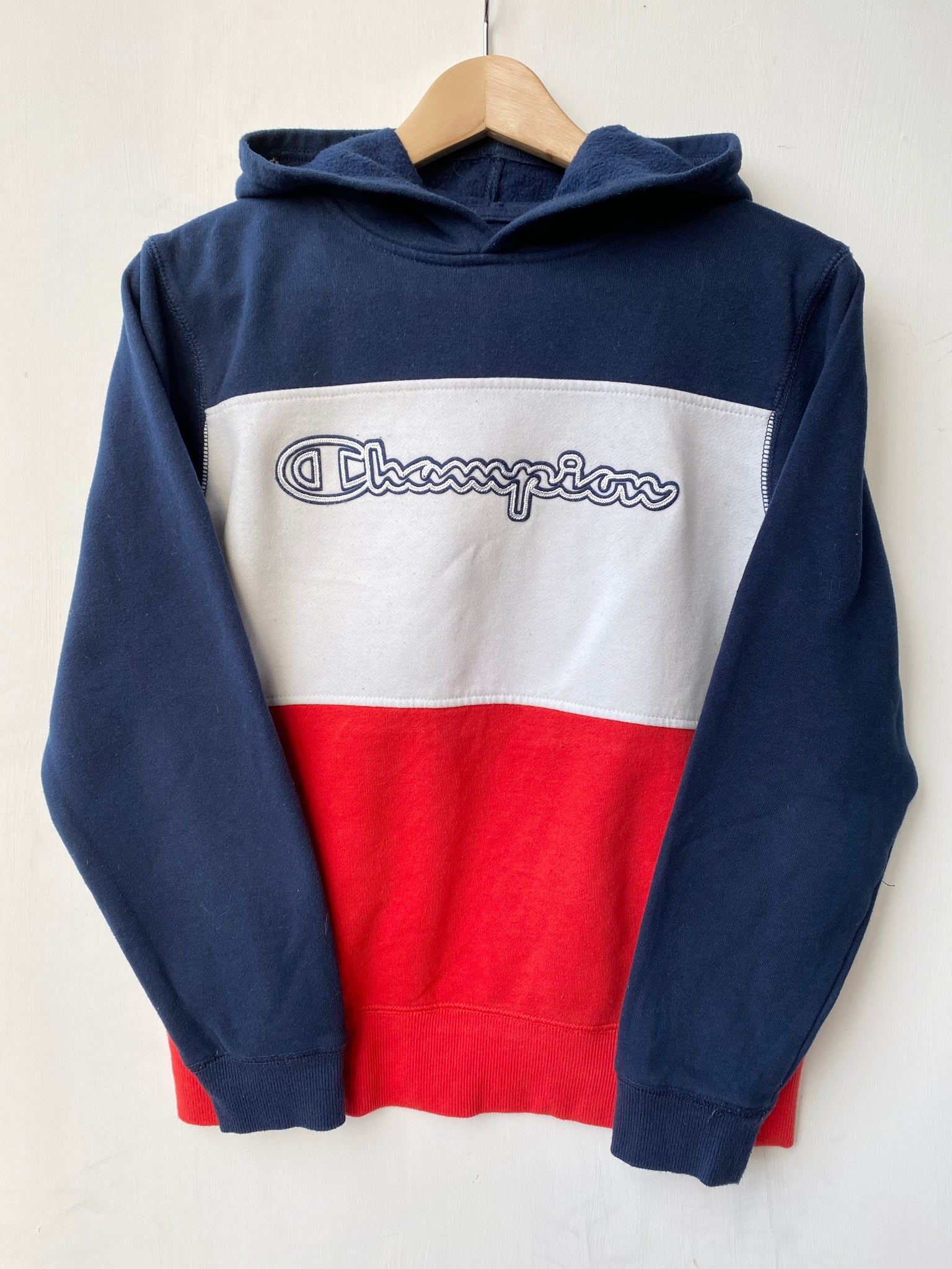 red champion hoodie xs