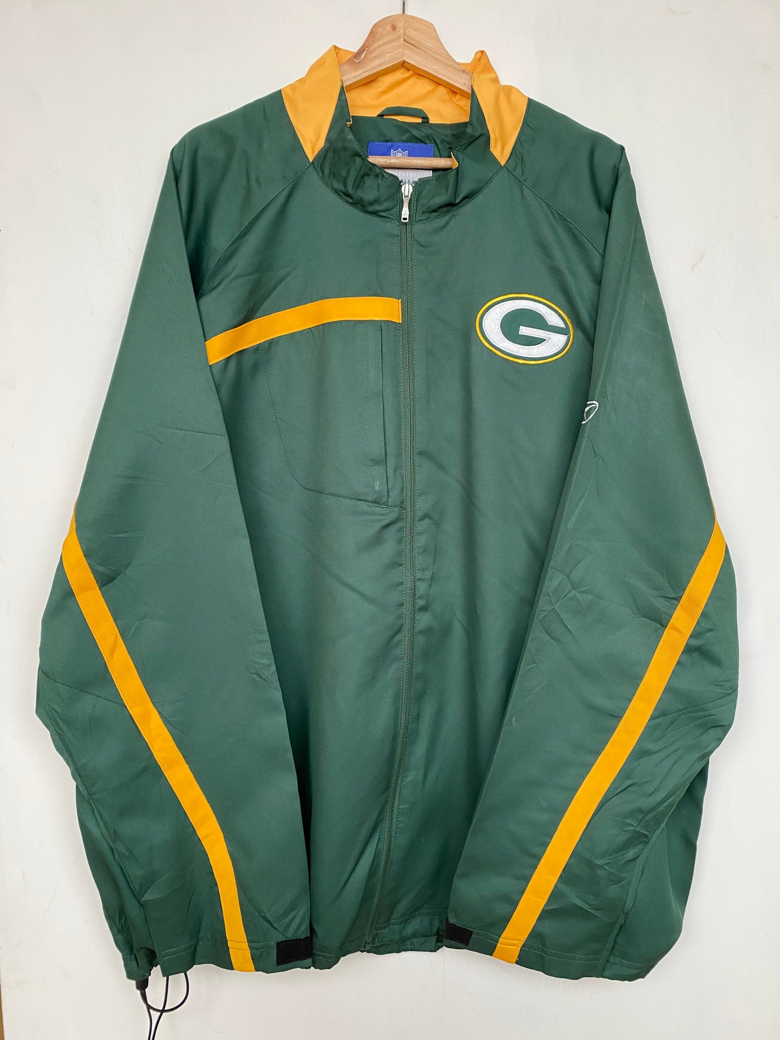 G-III Sports Womens Green Bay Packers Puffer Jacket, Green, Small