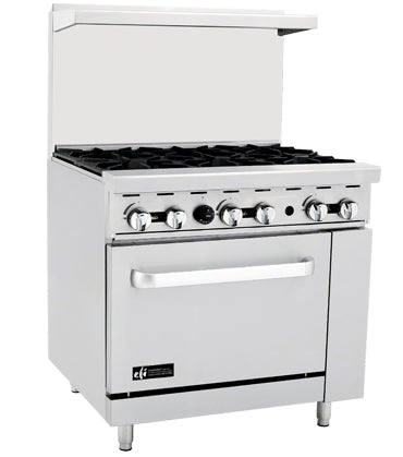 Commercial Gas Cooktop 6 Burner CM-HS-6 Professional Kitchen Range