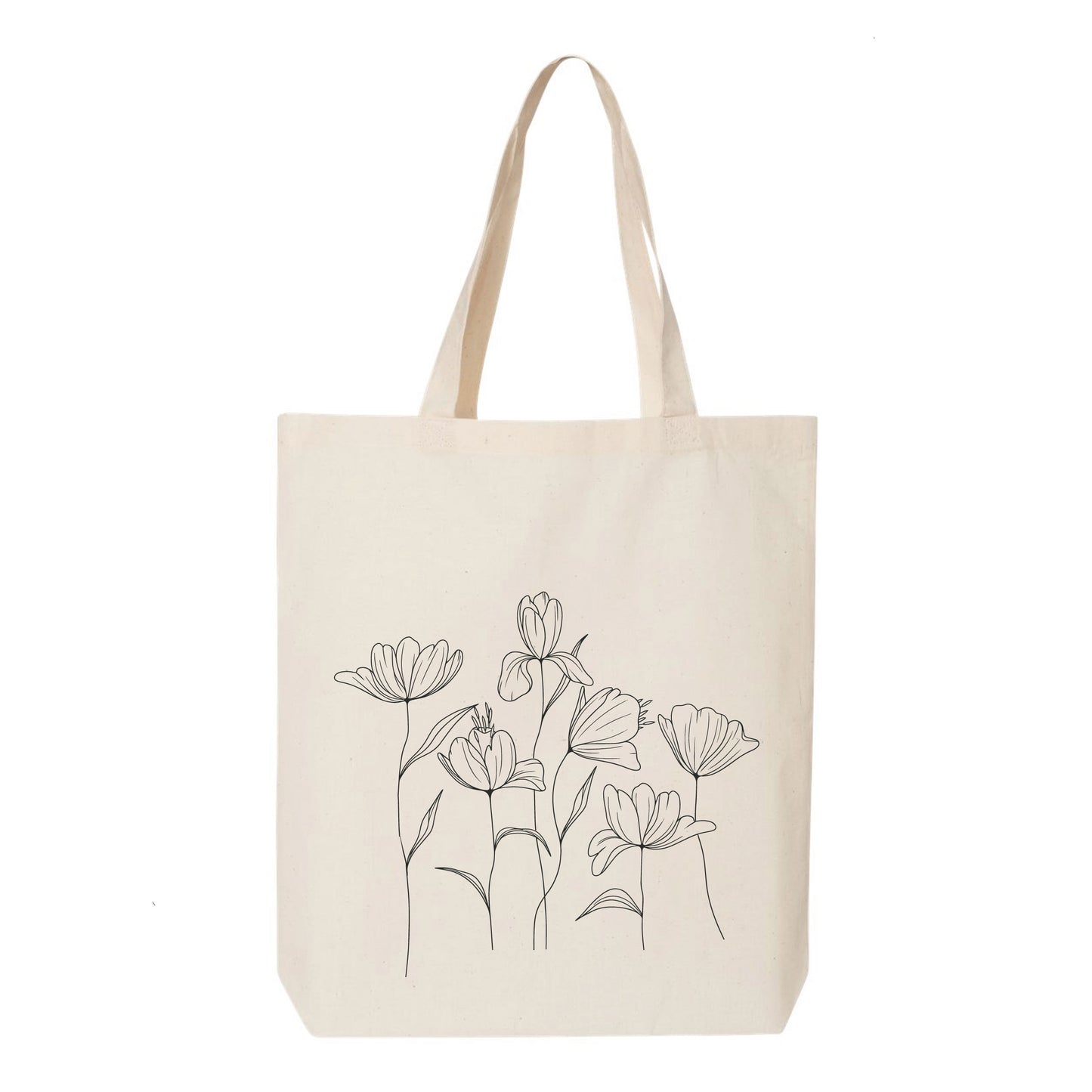 I Love You Flowers - Canvas Tote Bag – American Life Brands