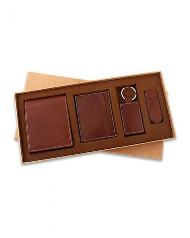 Brown Leather Gift Set - TCS Sentiments Express