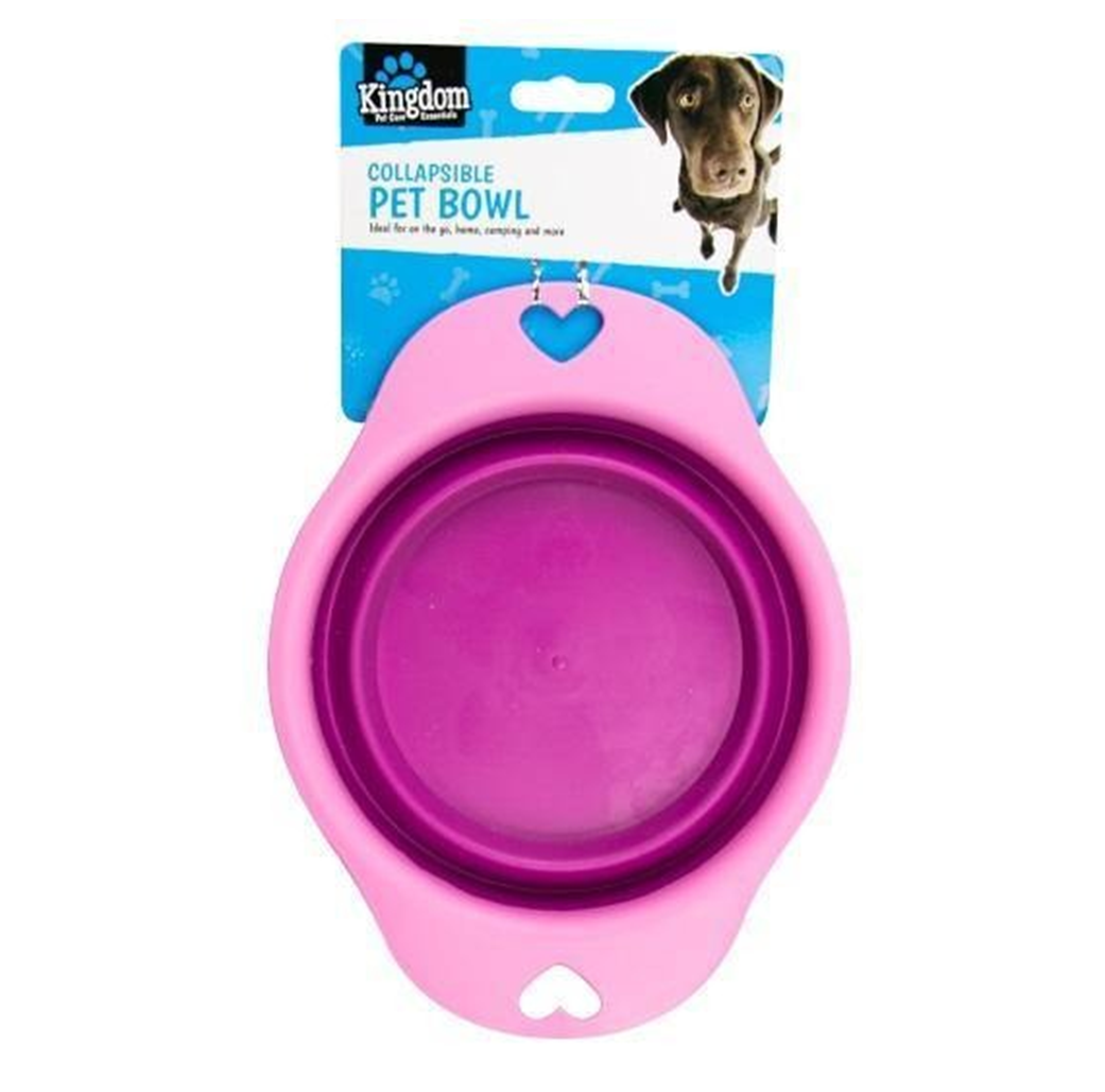 Collapsible Travel Bowl (Pink)