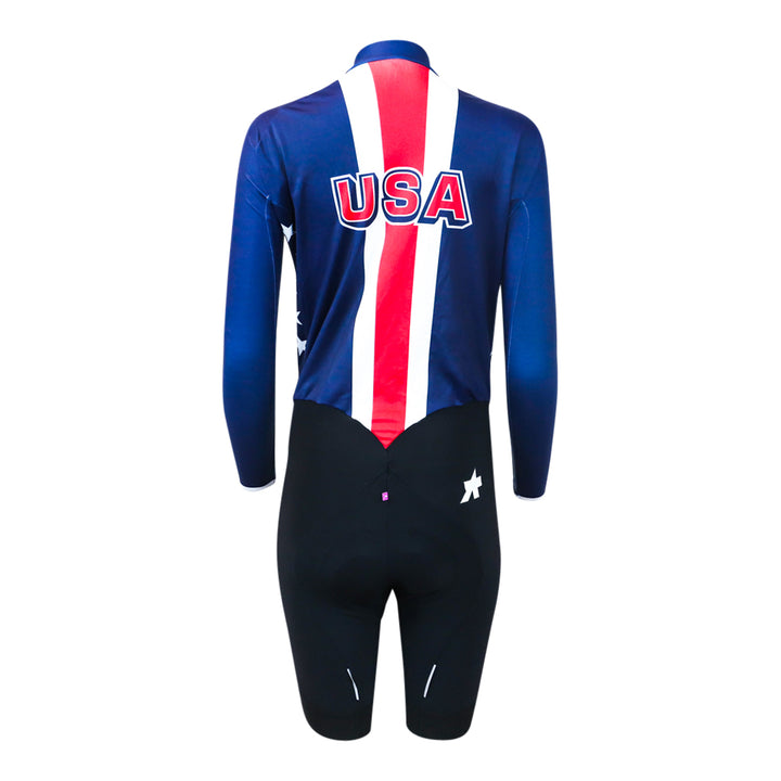 Assos Long Sleeve Women Skinsuit - USA Cycling – CYKOM