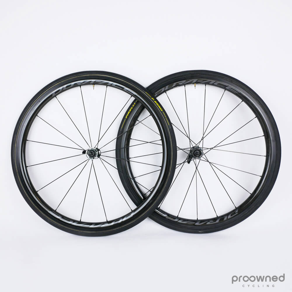 Pidgin omzeilen bespotten Shimano Dura-Ace WH-R9100 C40 Carbon Tubular Rim wheelset -  ProOwnedCycling.com