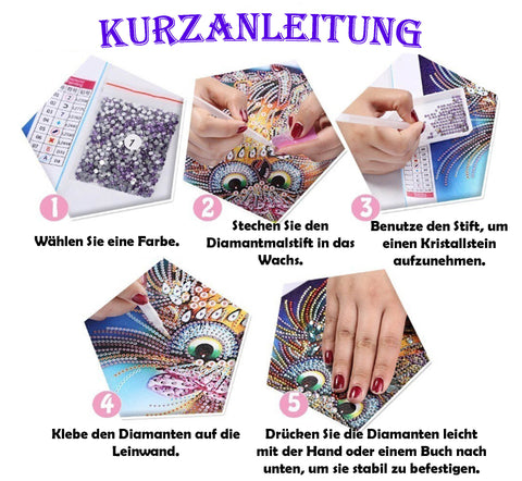 Diamond Painting Anleitung Malen Nach Zahlen Eu