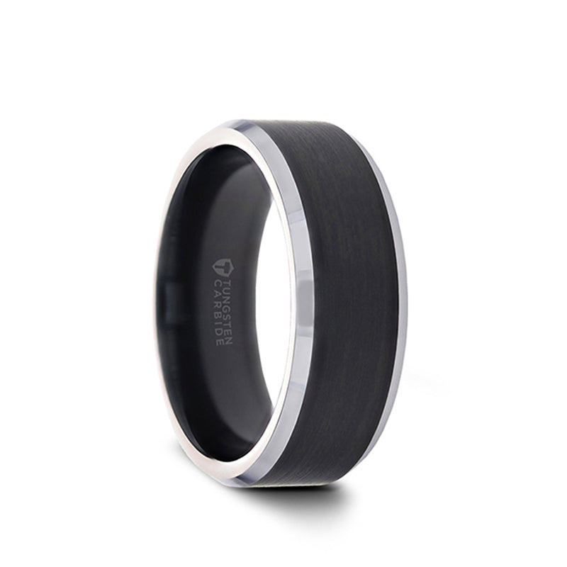 The Aston Band And Vow Unique Mens Wedding Bands