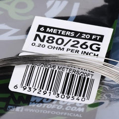 Wotofo Ni80 Competition Wire 20ft 26g