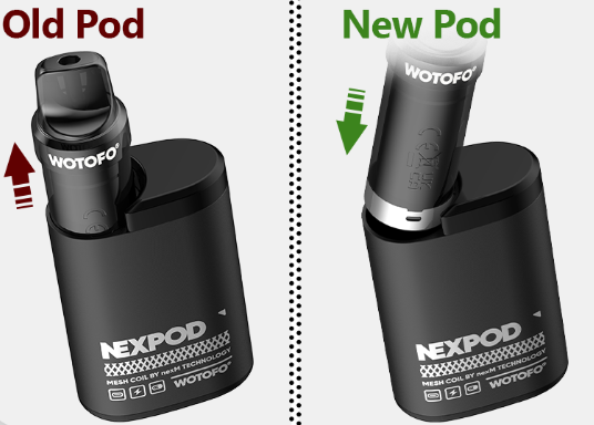 changeable disposable cape - wotofo nexPod