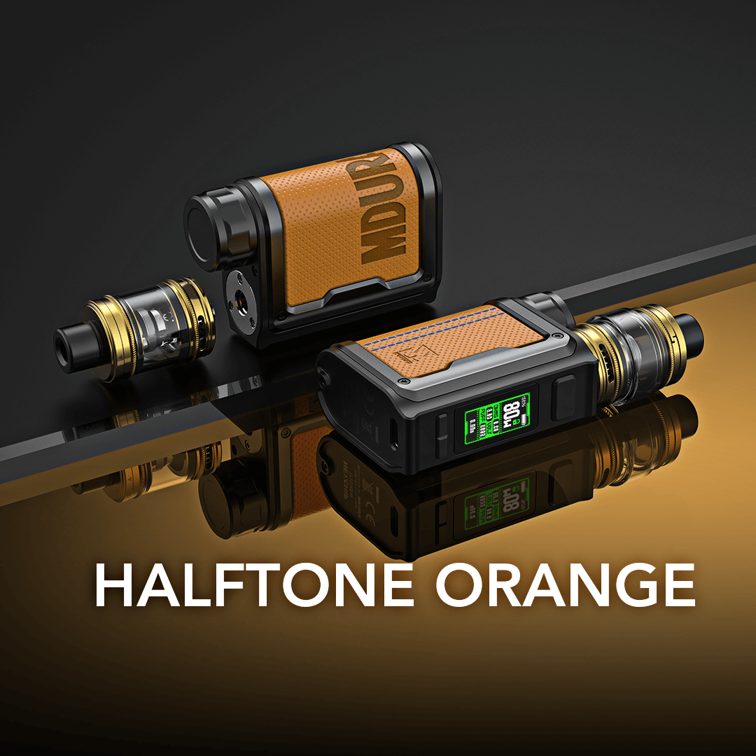 wotofo mdura mini kit halftoneorange