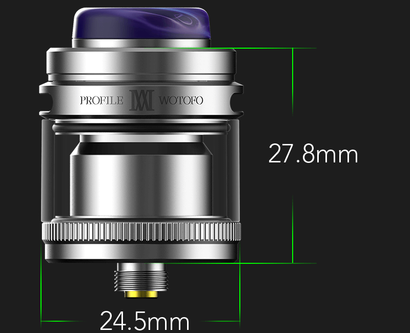 wotofo profile m rta size