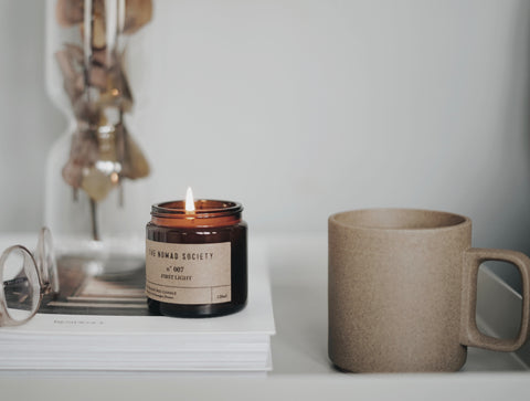 Vegan soy wax candles by The Nomad Society