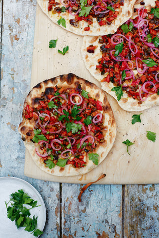 Turkish Flatbread and Spoon Salad by Anna Jones