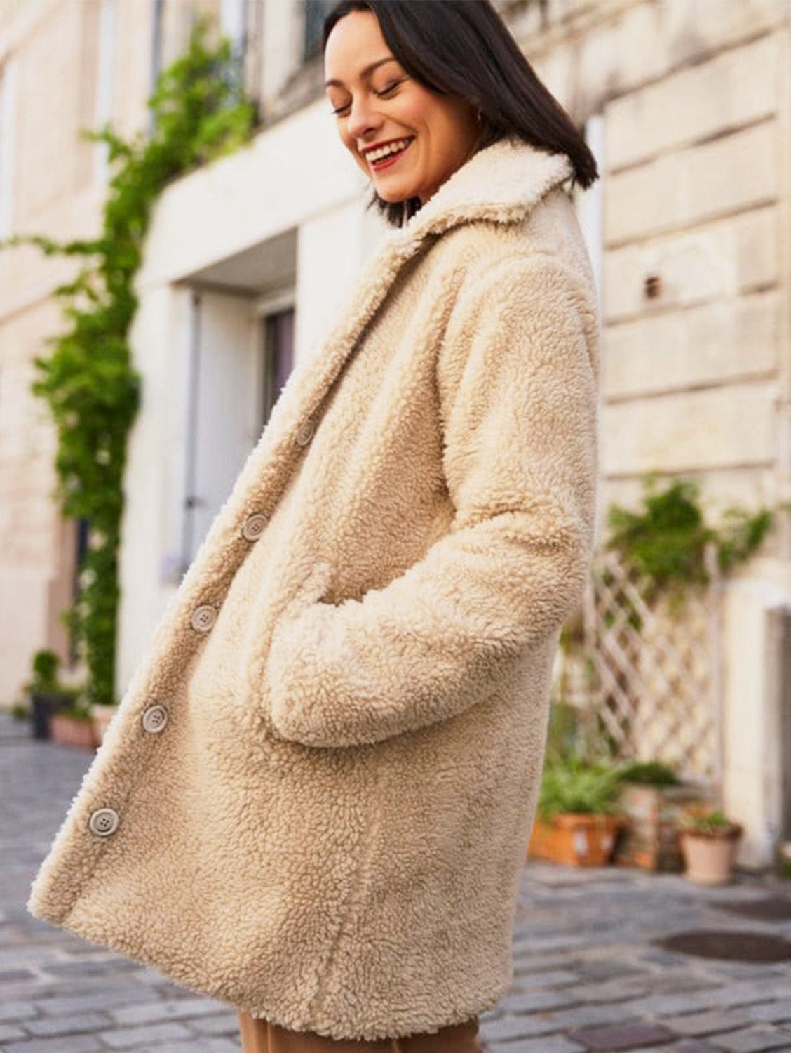 Minuit Sur Terre Sherpa vegan coat