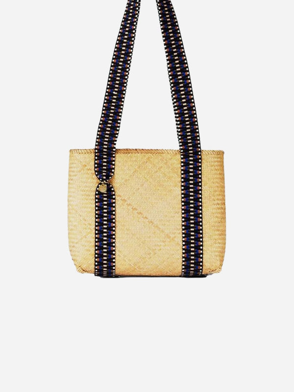 Bamboo Straw Fringe Beach Bag